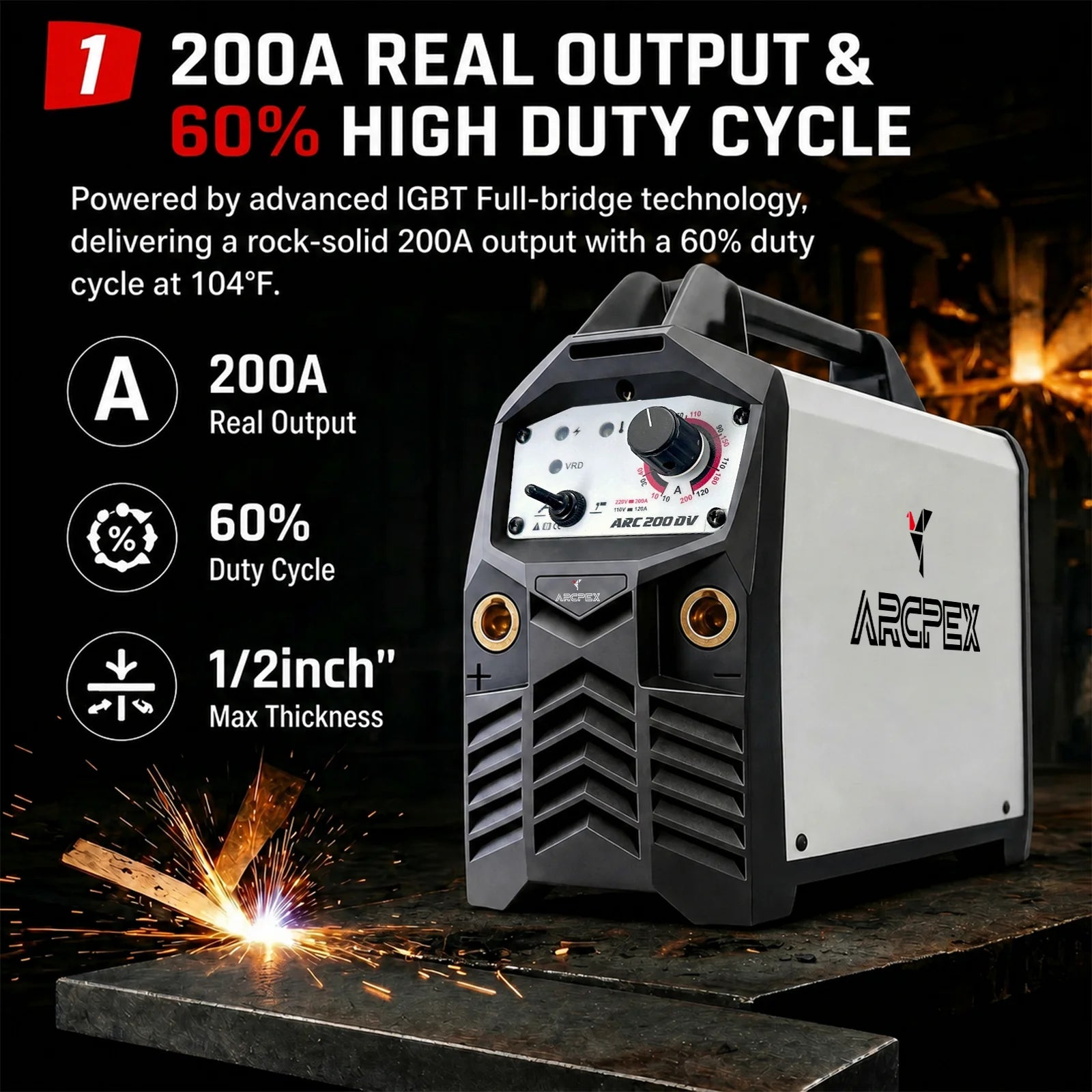Arc welding machine 200Amp 
