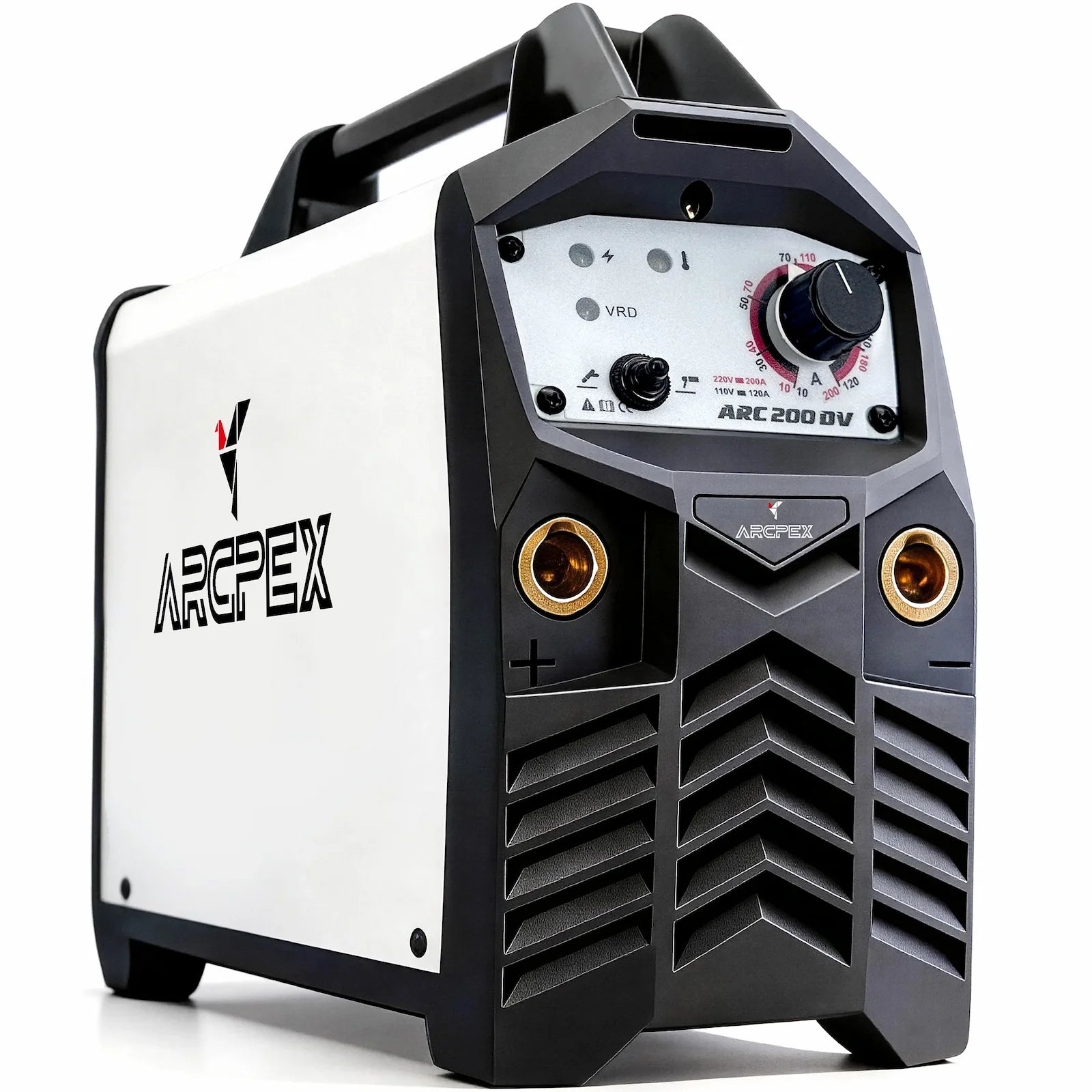 ARCPEX 200A Stick Welder, 110V/220V Dual Voltage ARC Welder with 100% Pure Copper 10FT Cables, Portable IGBT Inverter Machine, Hot Start Anti-Stick Mini MMA Welder for Home, Farm, DIY Repairs